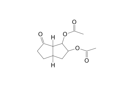 7-endo, 8-endo-Diacetoxy-cis-bicyclo(3.3.0)octanone-2