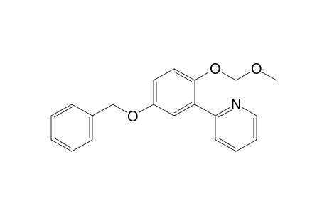 2-(5-Benzyloxy-2-methoxymethylphenyl)pyridine