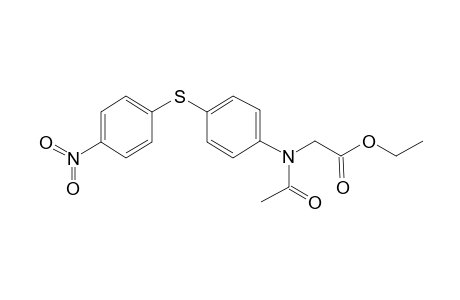 4-Nitro-4'-[[N-acetyl]carbethoxymethylamino]diphenyl sulfide