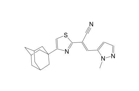 (2E)-2-[4-(1-adamantyl)-1,3-thiazol-2-yl]-3-(1-methyl-1H-pyrazol-5-yl)-2-propenenitrile