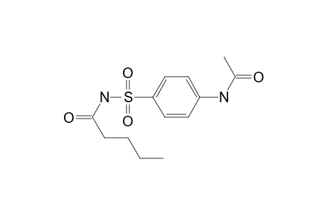 N-(4-acetamidophenyl)sulfonylpentanamide