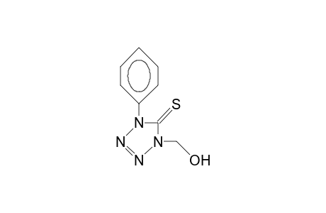 4-(HYDROXYMETHYL)-1-PHENYL-DELTA(2)-1,2,3,4-TETRAZOLINO-5-THIONE