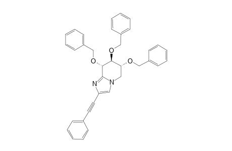 (6R,7S,8S)-6,7,8-TRIS-(BENZYLOXY)-2-(PHENYLETHYNYL)-5,6,7,8-TETRAHYDROIMIDAZOPYRIDINE