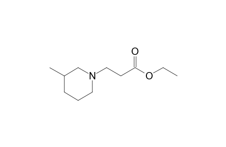 3-(3-Methyl-1-piperidyl)propionic acid ethyl ester