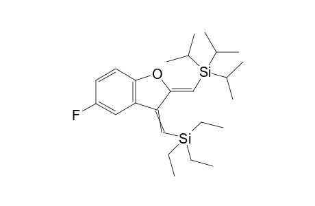 2-(Z)-Triisopropylsilylmethylidene-3-triethylsilylmethylidene-5-fluoro-2,3-dihydrobenzofuran