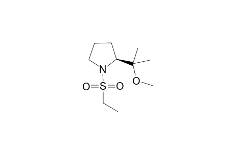 (S)-1-(Ethylsulfonyl)-2-[1'-methoxy-1'-methylethyl)-pyrrolidine
