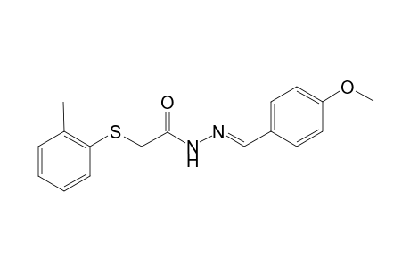 2-(o-tolylthio)-N-[(E)-p-anisylideneamino]acetamide