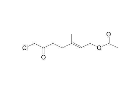 Acetic acid, 7-chloro-3-methyl-6-oxo-hept-2-enyl ester