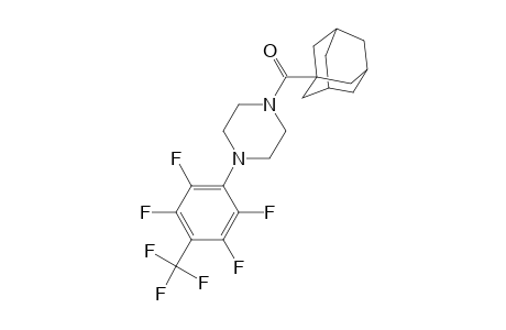 Adamantan-1-yl-[4-(2,3,5,6-tetrafluoro-4-trifluoromethyl-phenyl)-piperazin-1-yl]-methanone
