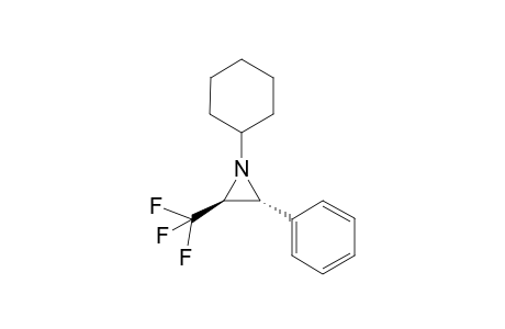 Trans-1-cyclohexyl-2-phenyl-3-(trifluoromethyl)aziridine