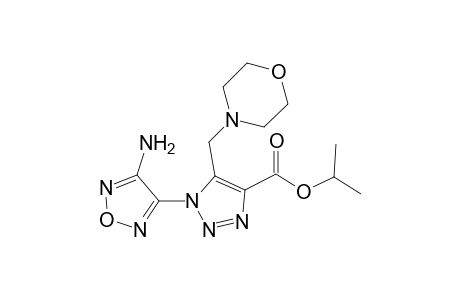 isopropyl 1-(4-amino-1,2,5-oxadiazol-3-yl)-5-(4-morpholinylmethyl)-1H-1,2,3-triazole-4-carboxylate