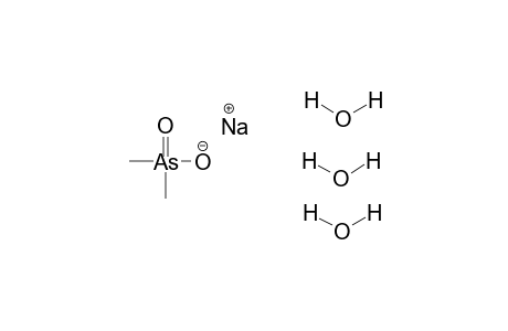 dimethylhydroxyarsine oxide, sodium derivative, trihydrate