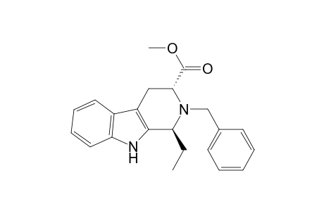 TRANS-2-BENZYL-1-ETHYL-3-(METHOXYCARBONYL)-1,2,3,4-TETRAHYDRO-9H-PYRIDO-[3.4-B]-INDOLE