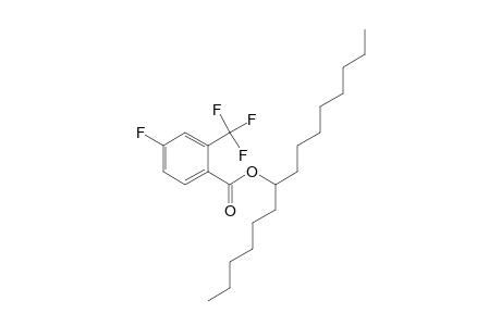 4-Fluoro-2-trifluromethylbenzoic acid, 7-pentadecyl ester