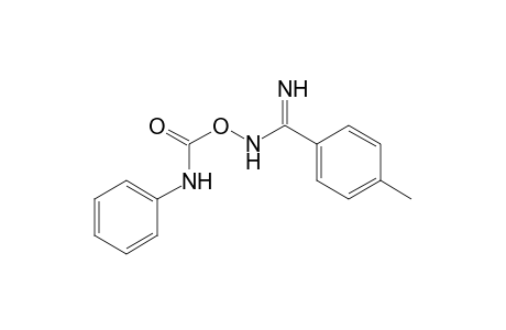 Benzenecarboximidamide, 4-methyl-N-[[(phenylamino)carbonyl]oxy]-