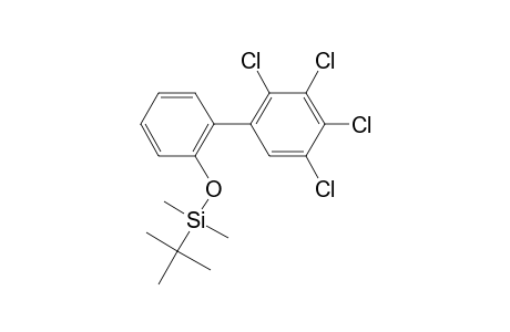 2-Hydroxy-2',3',4',5'-tetrachlorobiphenyl, tert-butyldimethylsilyl ether