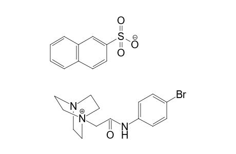 1-[2-(4-Bromoanilino)-2-oxoethyl]-4-aza-1-azoniabicyclo[2.2.2]octane 2-naphthalenesulfonate