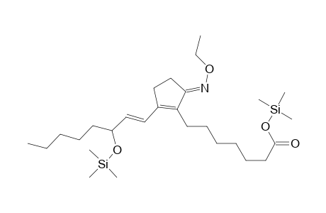 Prosta-8(12),13-dien-1-oic acid, 9-(ethoxyimino)-15-[(trimethylsilyl)oxy]-, trimethylsilyl ester, (13E,15S)-