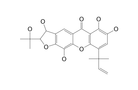 1,2,5,4'-TETRAHYDROXY-4-(1,1-DIMETHYLALLYL)-5'-(2-HYDROXYPROPAN-2-YL)-4',5'-DIHYDROFURANO-(2',3':6,7)-XANTHONE