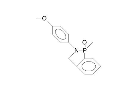 1-Methyl-2-(4-methoxyphenyl)-2,3-dihydro-1H-2,1-benzazaphosphol-1-oxid