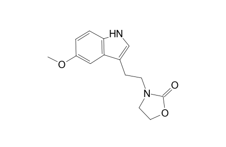 3-[2-(5-methoxy-1H-indol-3-yl)ethyl]-1,3-oxazolidin-2-one