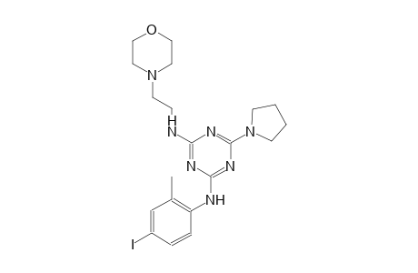 1,3,5-triazine-2,4-diamine, N~2~-(4-iodo-2-methylphenyl)-N~4~-[2-(4-morpholinyl)ethyl]-6-(1-pyrrolidinyl)-