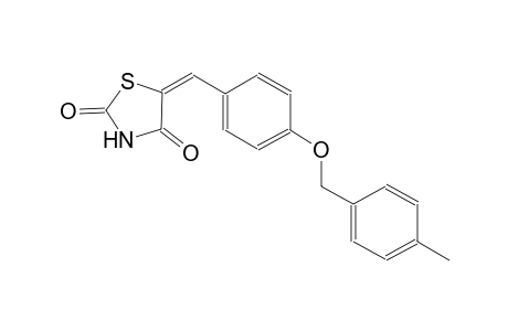 (5E)-5-{4-[(4-methylbenzyl)oxy]benzylidene}-1,3-thiazolidine-2,4-dione