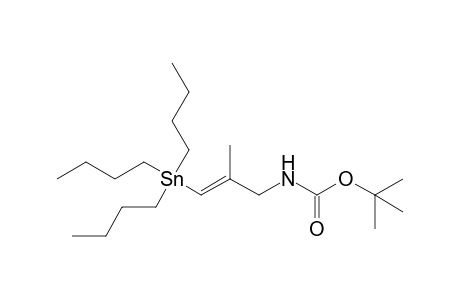 (E)-N-(Tert-butoxycarbonyl)-2-methyl-3-tributylstannyl-2-propen-1-amine