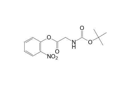 N-carboxyglycine, N-tert-butyl o-nitrophenyl ester