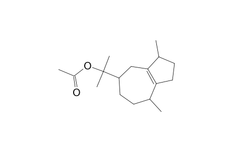 5-Azulenemethanol, 1,2,3,4,5,6,7,8-octahydro-a,a,3,8-tetramethyl-, acetate, [3S-(3a,5a,8a)]-