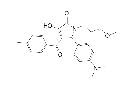 5-[4-(dimethylamino)phenyl]-3-hydroxy-1-(3-methoxypropyl)-4-(4-methylbenzoyl)-1,5-dihydro-2H-pyrrol-2-one