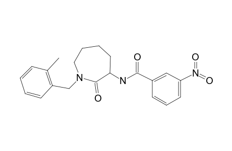 N-[1-(2-Methylbenzyl)-2-oxoazepan-3-yl]-3-nitrobenzamide