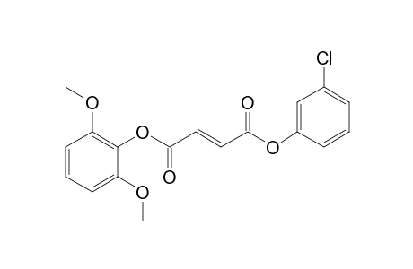 Fumaric acid, 2,6-dimethoxyphenyl 3-chlorophenyl ester