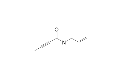 N-Allyl-N-methyl 2-butynamide