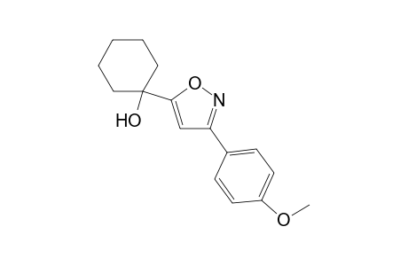 Cyclohexanol, 1-[3-(4-methoxyphenyl)-5-isoxazolyl]-