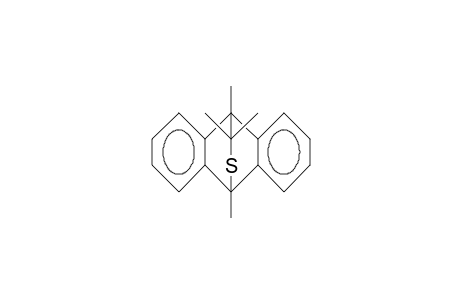 1,8,16,16-Tetramethyl-15-thia-tetracyclo(6.6.2.0/2,7/.0/9,14/)hexadeca-2,4,6,9,11,13-hexaene