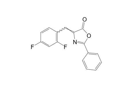 4-(2,4-difluorobenzylidene)-2-phenyl-2-oxazolin-5-one