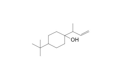 4-t-Butyl-1-(1-methylallyl)cyclohexanol