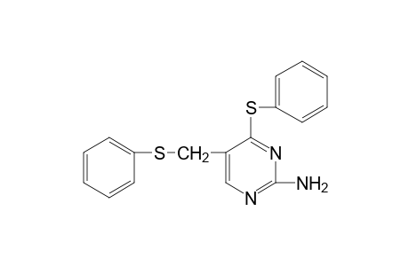 2-amino-4-(phenylthio)-5-[(phenylthio)methyl]pyrimidine