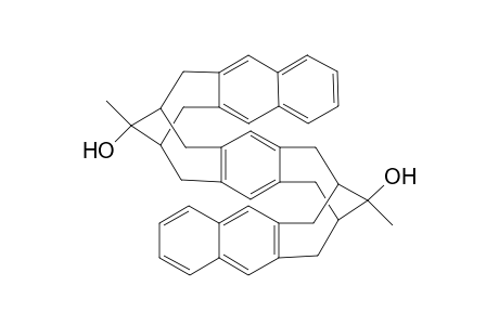 endo,endo-Benzo[1,2-h:4,5-h']bis(11-hydroxy-11-methylnaphtho[2,3-c]bicyclo[4.4.1]undeca-3,8-diene) isomer