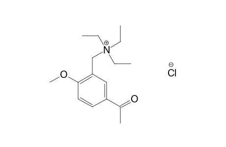 (5-acetyl-2-methoxybenzyl)triethylammonium chloride