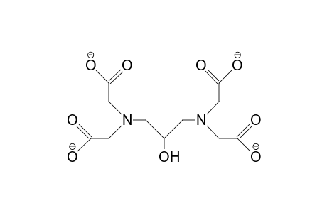 2-Hydroxy-1,3-propanediamine-N,N,N',N'-tetraacetate tetraanion