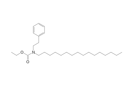 Carbonic acid, monoamide, N-(2-phenylethyl)-N-hexadecyl-, ethyl ester