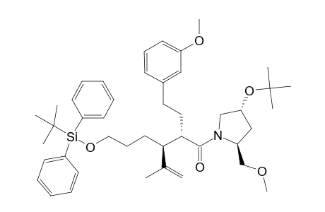 #18J;ANTI-(2S,3S)-1-[(2S,4R)-4-TERT.-BUTOXY-2-METHOXYMETHYL-PYRROLIDIN-1-YL]-3-(3-TERT.-BUTYLDIPHENYLSILYLOXYPROPYL)-2-[(E)-2-(3-METHOXYPHENYL)-ETHYL]-4-METHYL