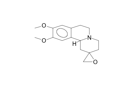 SPIRO[2H-BENZO[a]QUINOLIZINE-2,2'-OXIRANE], 1,3,4,6,7,11b-HEXAHYDRO-9,10-DIMETHOXY-