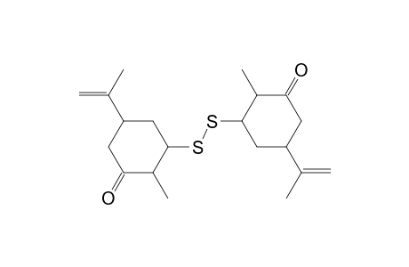 [Bis(2-methyl-5-(1-methylethenyl)-3-oxocyclohexyl)disulfide]