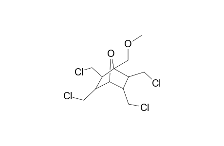 7-Oxabicyclo[2.2.1]heptane, 2,3,5,6-tetrakis(chloromethyl)-1-(methoxymethyl)-, (2-endo,3-exo,5-endo,6-exo)-(.+-.)-