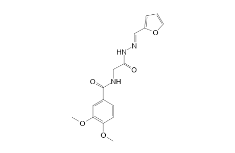 N-(2-[(2E)-2-(2-Furylmethylene)hydrazino]-2-oxoethyl)-3,4-dimethoxybenzamide