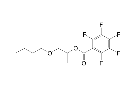 1-Butoxypropan-2-yl 2,3,4,5,6-pentafluorobenzoate