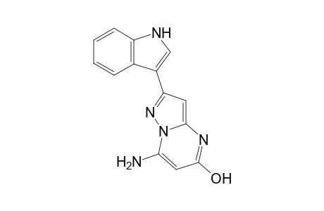 7-amino-2-(1H-indol-3-yl)pyrazolo[1,5-a]pyrimidin-5-ol